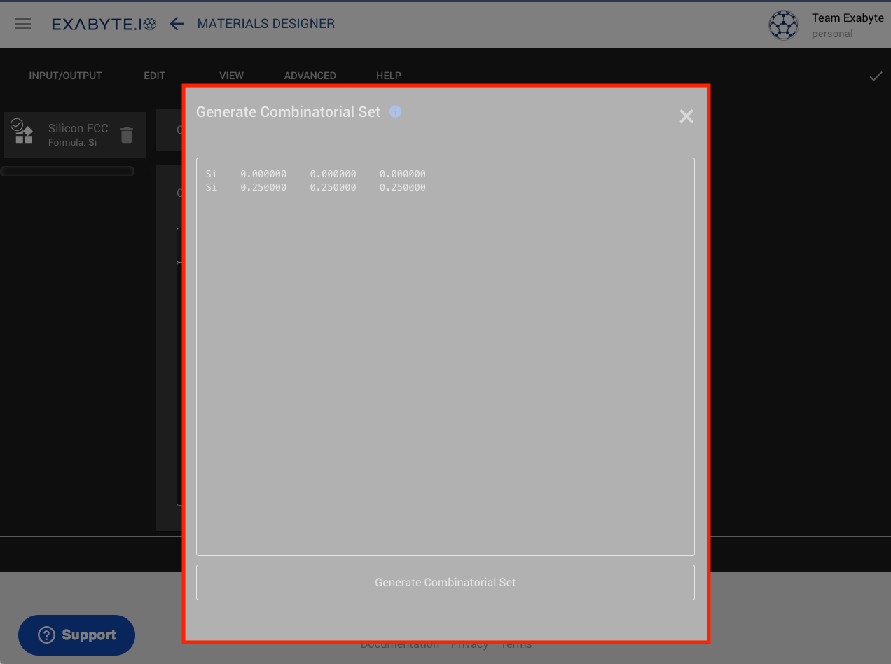 The Generation Dialog The Generation Dialog