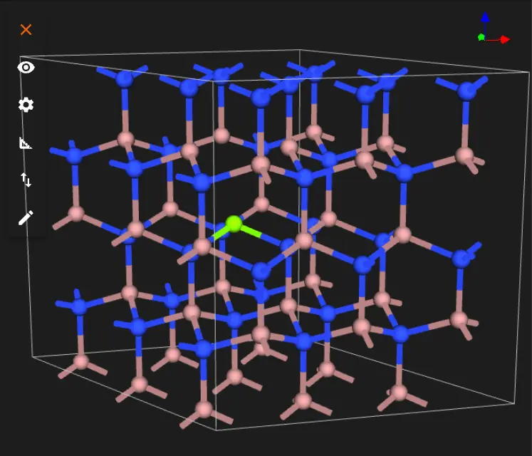 Vacancy and Mg Substitution in GaN Final Material