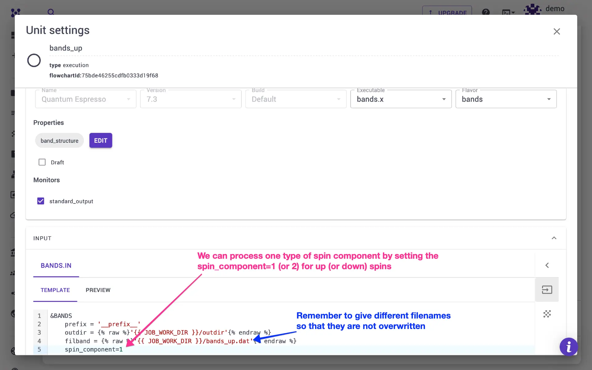 bands.x settings bands.x settings